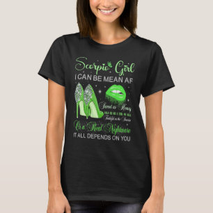 Camiseta Chica Escorpio Altos tallos de cumpleaños Litros d