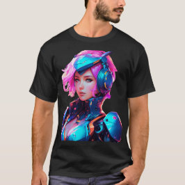 Camiseta Chica espacial Android Techno