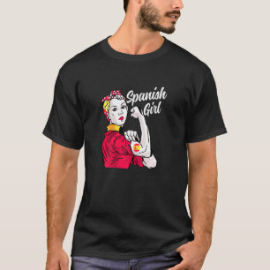 Camiseta Chica Española Bandera De España Cultura Patrimoni