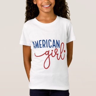 Camiseta Chica estadounidense