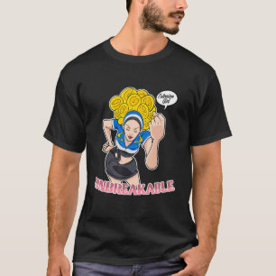 Camiseta Chica estonio inquebrantable en la herencia estoni