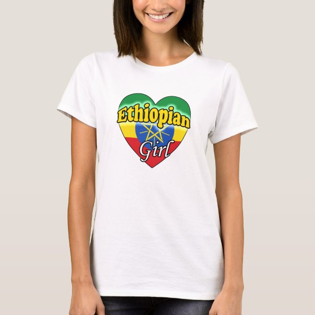 Camiseta Chica etíope (Anverso)