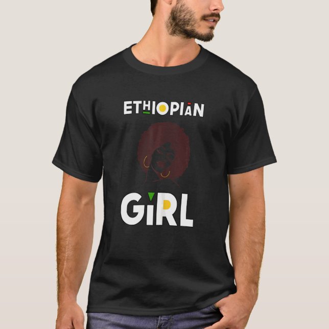 Camiseta Chica etíope Diva African Pri (Anverso)
