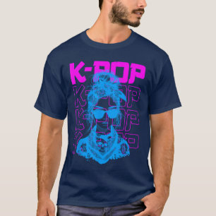 Camiseta Chica fanática de KPop vintage amante de la música