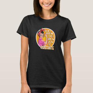 Camiseta Chica feminista castrante Feminismo Vet Tech Dog D