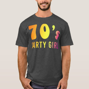 Camiseta chica Fiesta hecho en la música hippie de los años