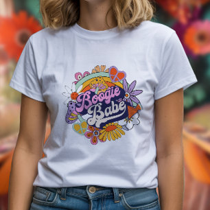 Camiseta Chica fiestera de los 70 Groovy ID929 