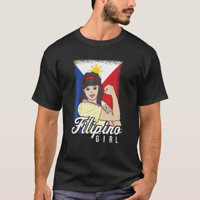 Camiseta Chica filipino Orgullo Pinoy Pilipina Estrecho Pat (Anverso)