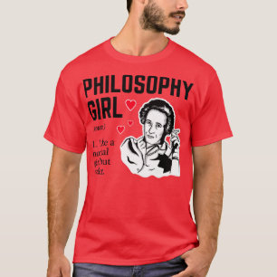 Camiseta Chica filosófico Como un chica normal pero más frí
