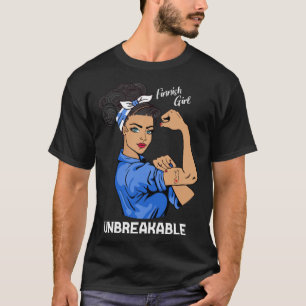 Camiseta Chica finlandés inquebrantable Heritage Suomi