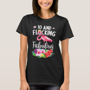 Camiseta chica Flamingo B De 10 Años De Edad Y Relleno