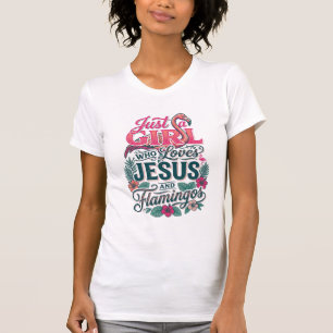 Camiseta Chica Flamingo Cristiana Vintage