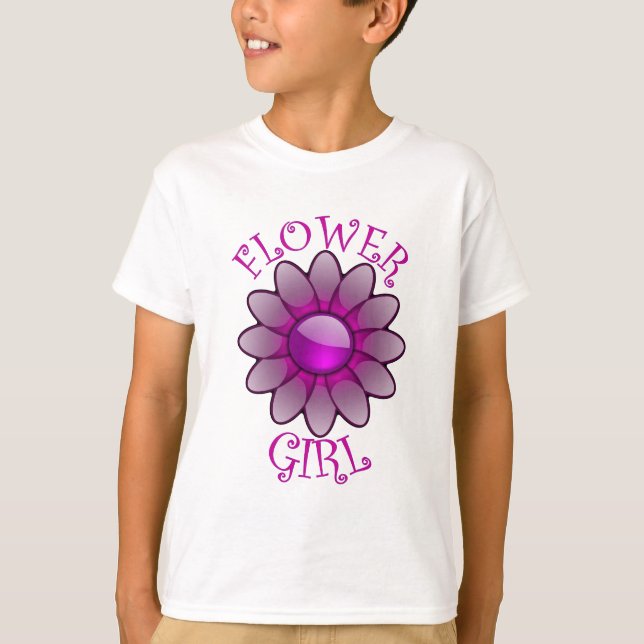 Camiseta Chica flor T Shirt (Anverso)