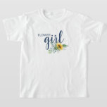 Camiseta Chica florida Boda de girasol T-Shirt<br><div class="desc">¡Haz que tu chica de flores se sienta especial con esta divertida camiseta!</div>