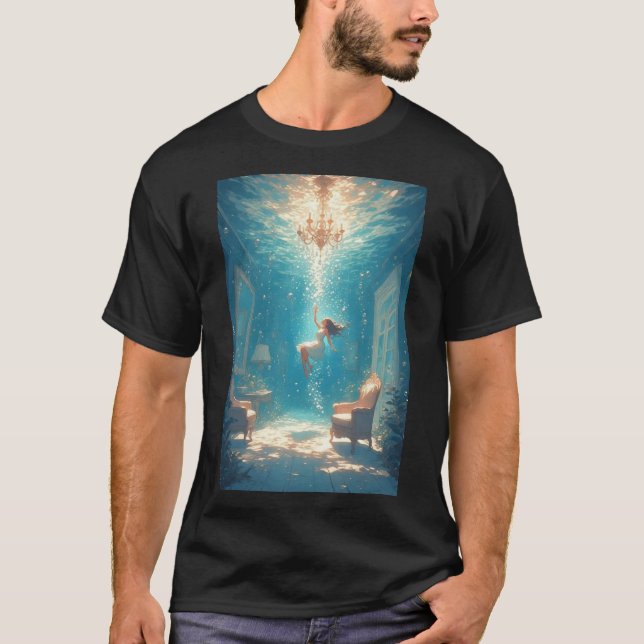 Camiseta Chica flotante (Anverso)