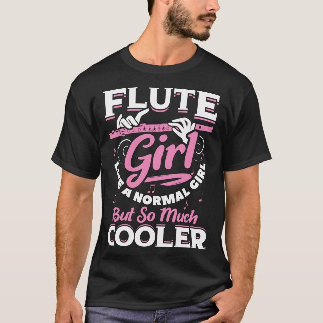 Camiseta Chica Fluido Como Un Chica Normal Pero Mucho Frío (Anverso)