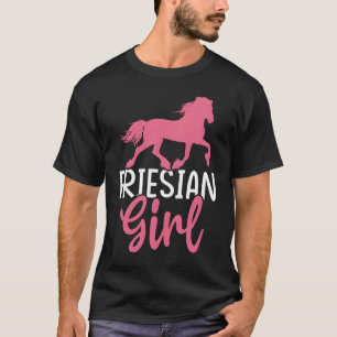 Camiseta Chica Frisia Chica de equitación