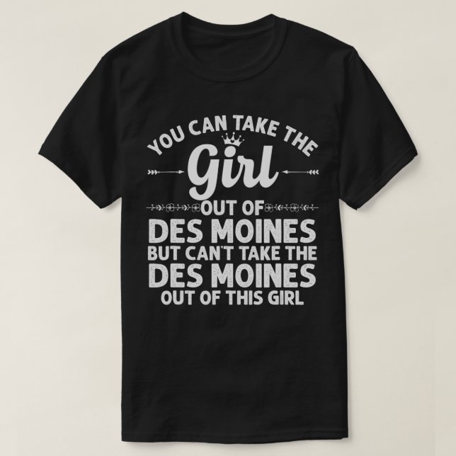 Camiseta Chica Fuera De DES MOINES WA WASHINGTON Gift Funny (Diseño del anverso)