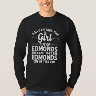 Camiseta Chica Fuera De Edmonds Wa Washington Funny Home Ro