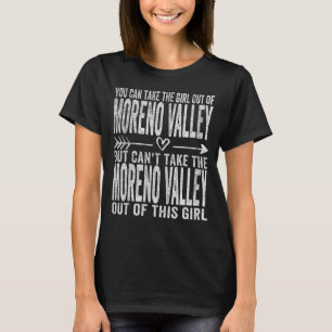 Camiseta Chica Fuera De La Casa De Moreno Valley Moreno Val