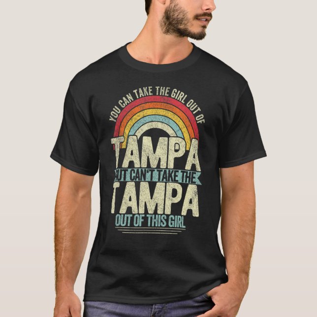 Camiseta Chica Fuera De La Casa De Tampa Florida Tampa_1 (Anverso)