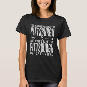 Camiseta Chica Fuera De La Casa Natal De Pittsburgh Pennsyl