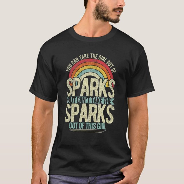 Camiseta Chica Fuera De Las Hogares De Sparks Nevada (Anverso)