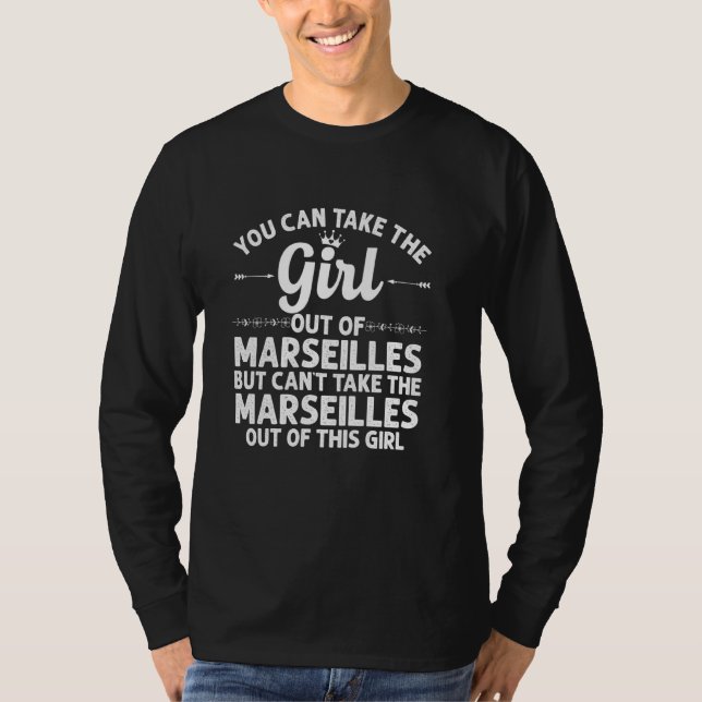 Camiseta Chica Fuera De Marsella, Il Illinois Funny Home Ro (Anverso)