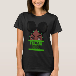 Camiseta Chica Fulani Cute Guinea Princesa Nigeriana De Afr