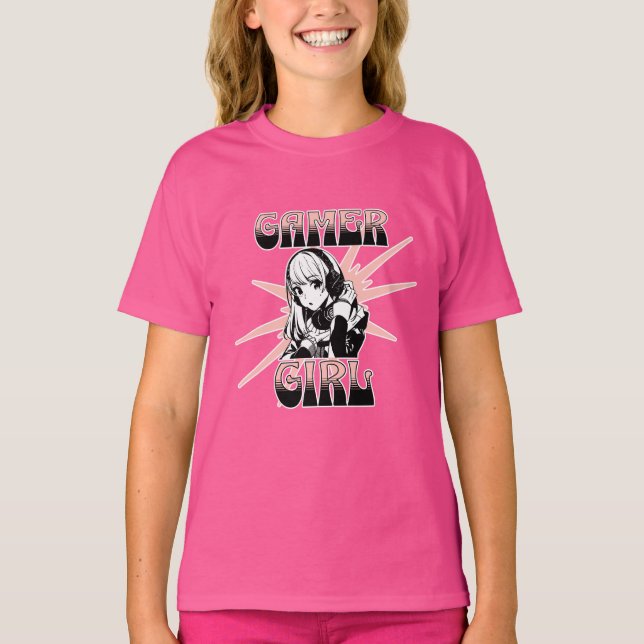 Camiseta Chica Gamer | Juegos (Anverso)