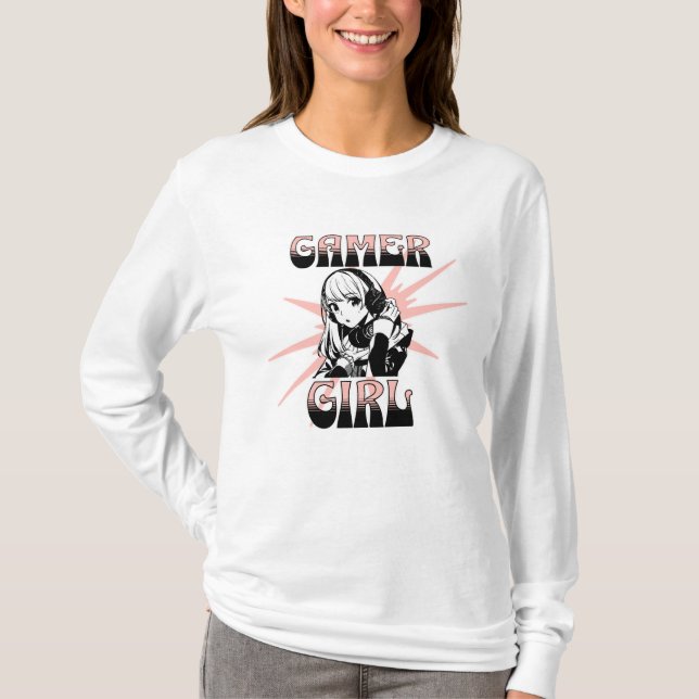 Camiseta Chica Gamer | Juegos (Anverso)