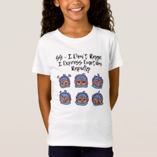 Camiseta Chica Gamer No Me Enfado Humor Kawaii de Juegos