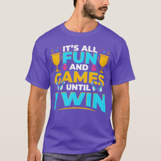 Camiseta Chica ganador de juegos de mesa por noche