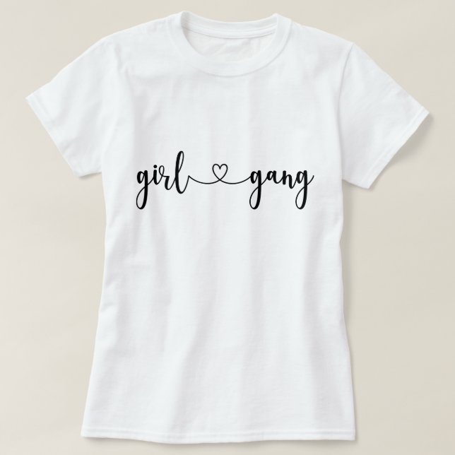 Camiseta Chica Gang (Diseño del anverso)