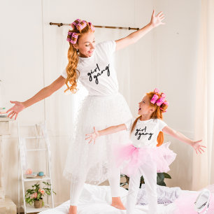 Camiseta Chica Gang   Poder Chica feminista moderno y elega