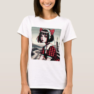 Camiseta Chica gaseoso en Tartán