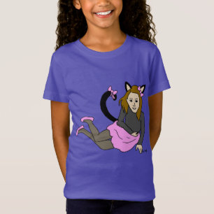 Camiseta chica gato