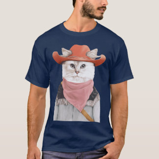 Camiseta Chica gato de rodeo