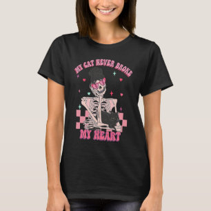 Camiseta chica gato feliz anti san valentín