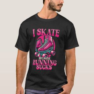 Camiseta Chica Genial de Patinaje sobre Ruedas Retro de los