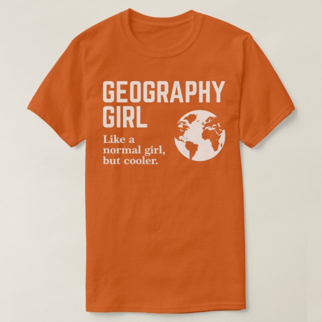 Camiseta Chica geográfico1 (Diseño del anverso)