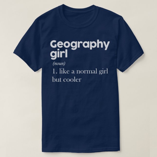 Camiseta Chica geográfico 3 (Diseño del anverso)