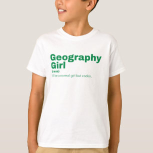 Camiseta Chica geográfico - Geografía
