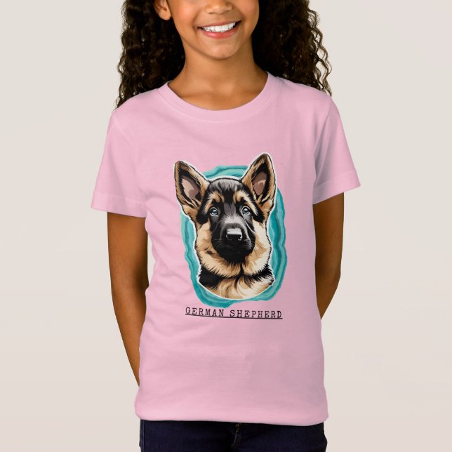 Camiseta Chica German Shepherd T-Shirt (Anverso)