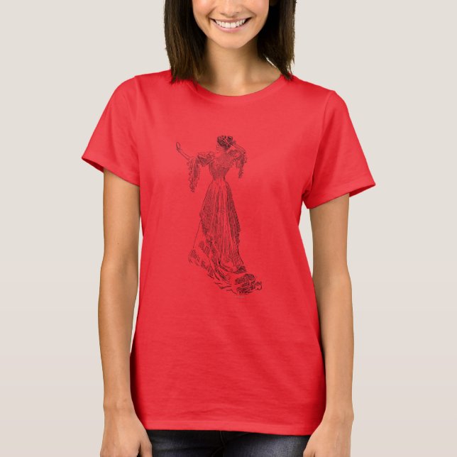Camiseta Chica Gibson con espejo, 1903 (Anverso)