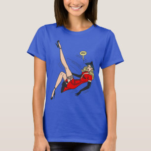 Camiseta Chica Glamurosa Rubia Preciosa Vintage Retro Pinup