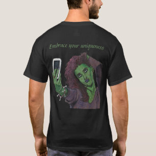 Camiseta Chica Goblin teléfono celular Selfie singular cami