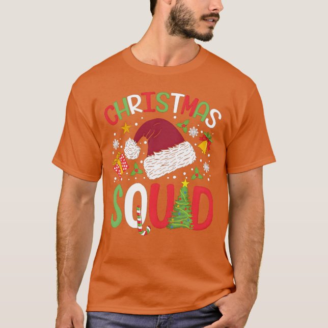 Camiseta chica gorra de Navidades SQUAD navidades (Anverso)