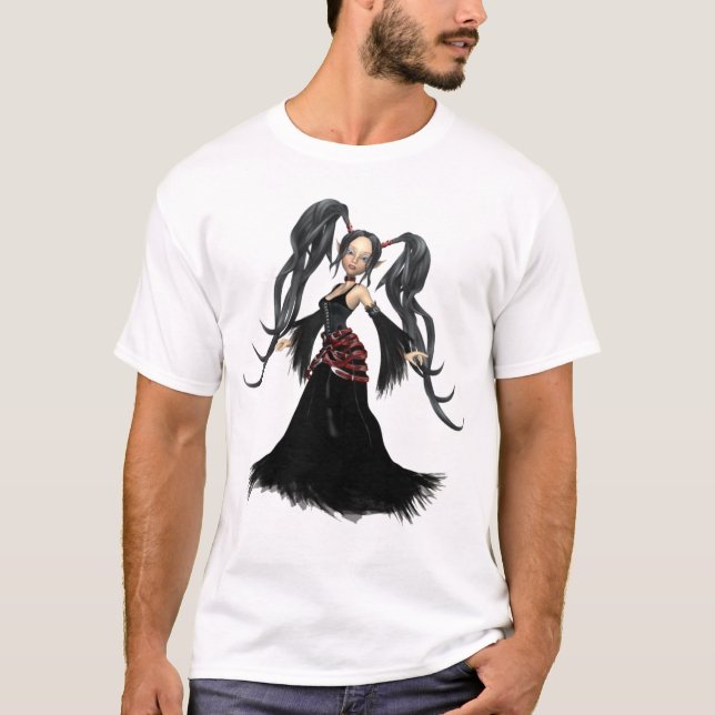 Camiseta Chica gótico (Anverso)