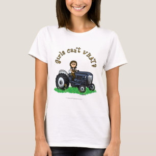 Camiseta Chica granjero azul claro